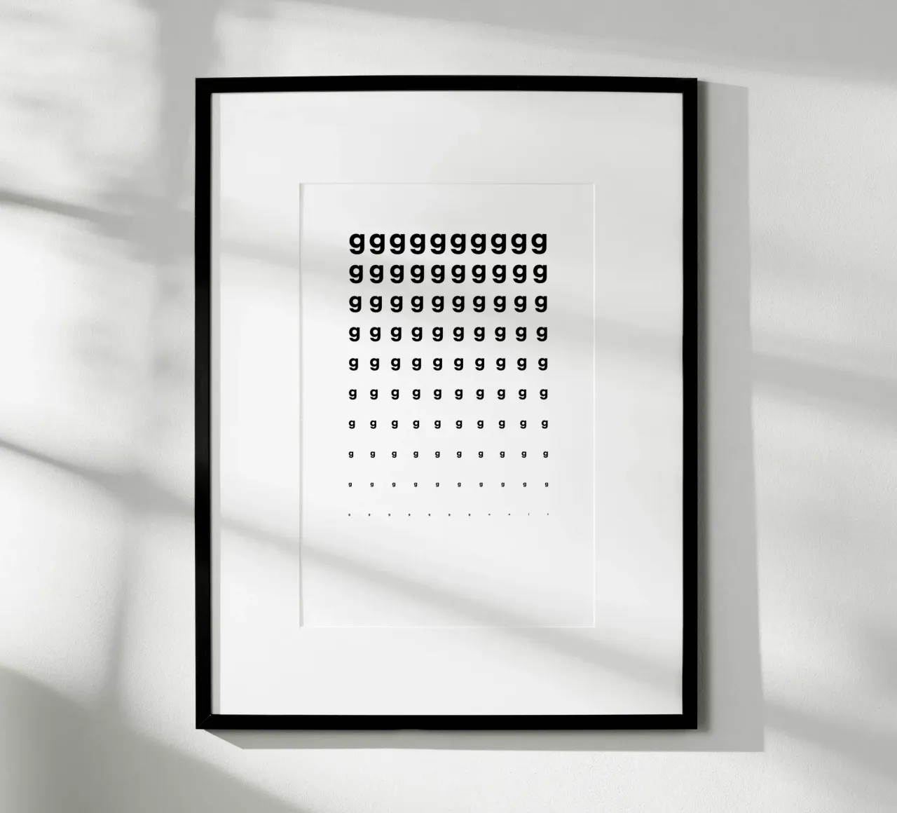 G-G-G-G-Unit Eye Chart carta hahnemühle da DIGIDAVID