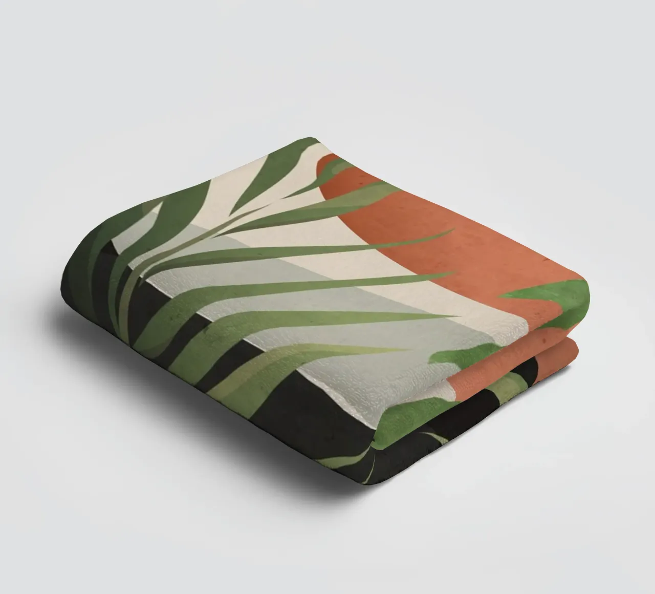 Art abstrait Feuilles tropicales 46 serviette de bain de ThingDesign