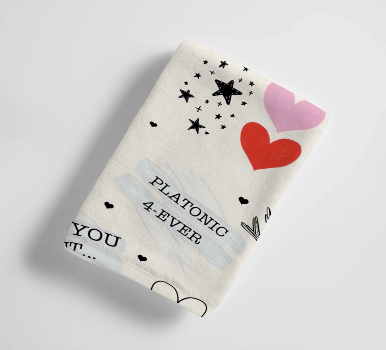 Mixed Signals - Quirky Valentine's Day Pattern towel by susanacosta