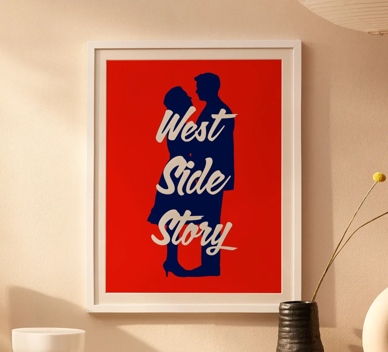 West Side Story poster con telaio in legno da Attaboy Dsgn