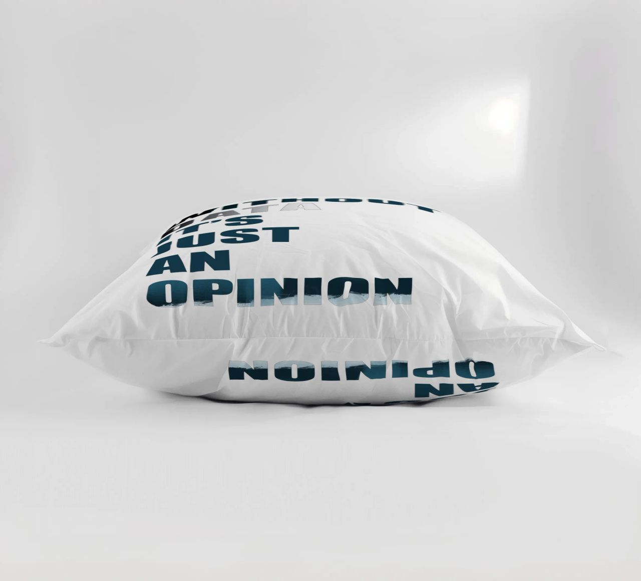 Without data it's just an opinion cuscino da LIMITED EDITION LETTERS