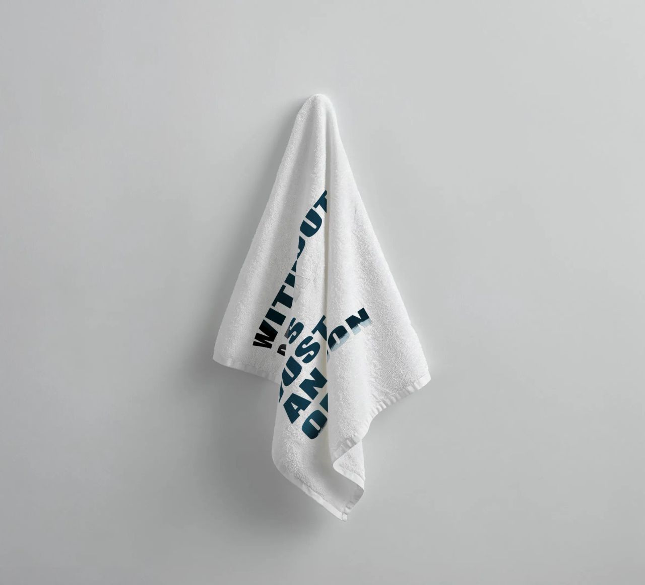 Without data it's just an opinion asciugamano da bagno da LIMITED EDITION LETTERS