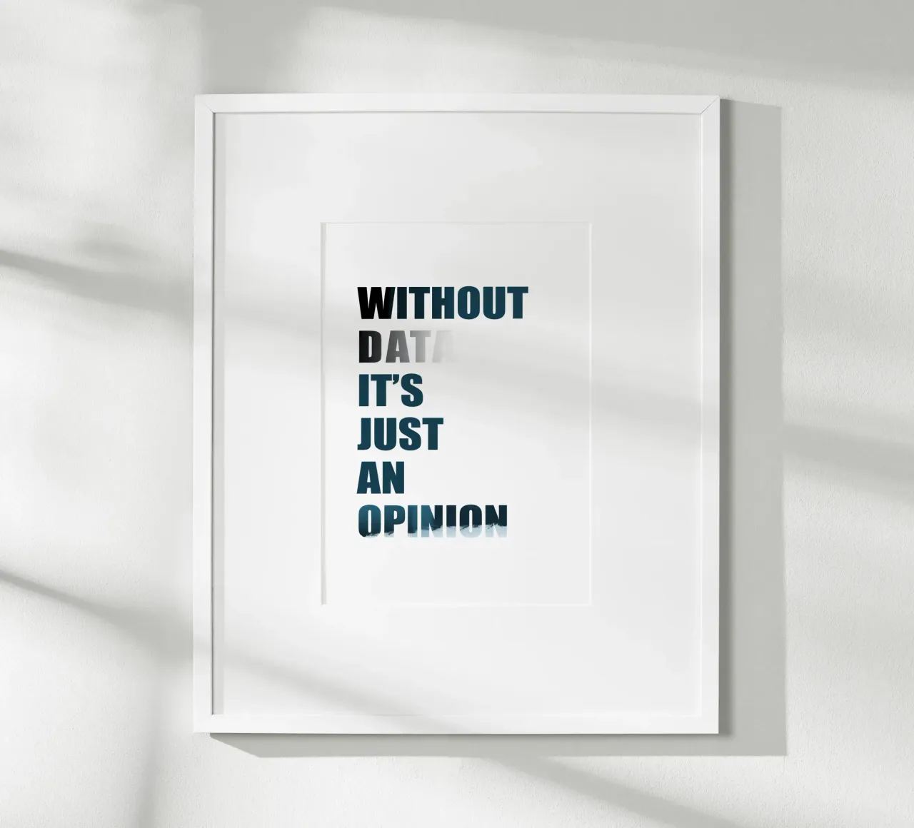 Without data it's just an opinion hahnemühle de LIMITED EDITION LETTERS