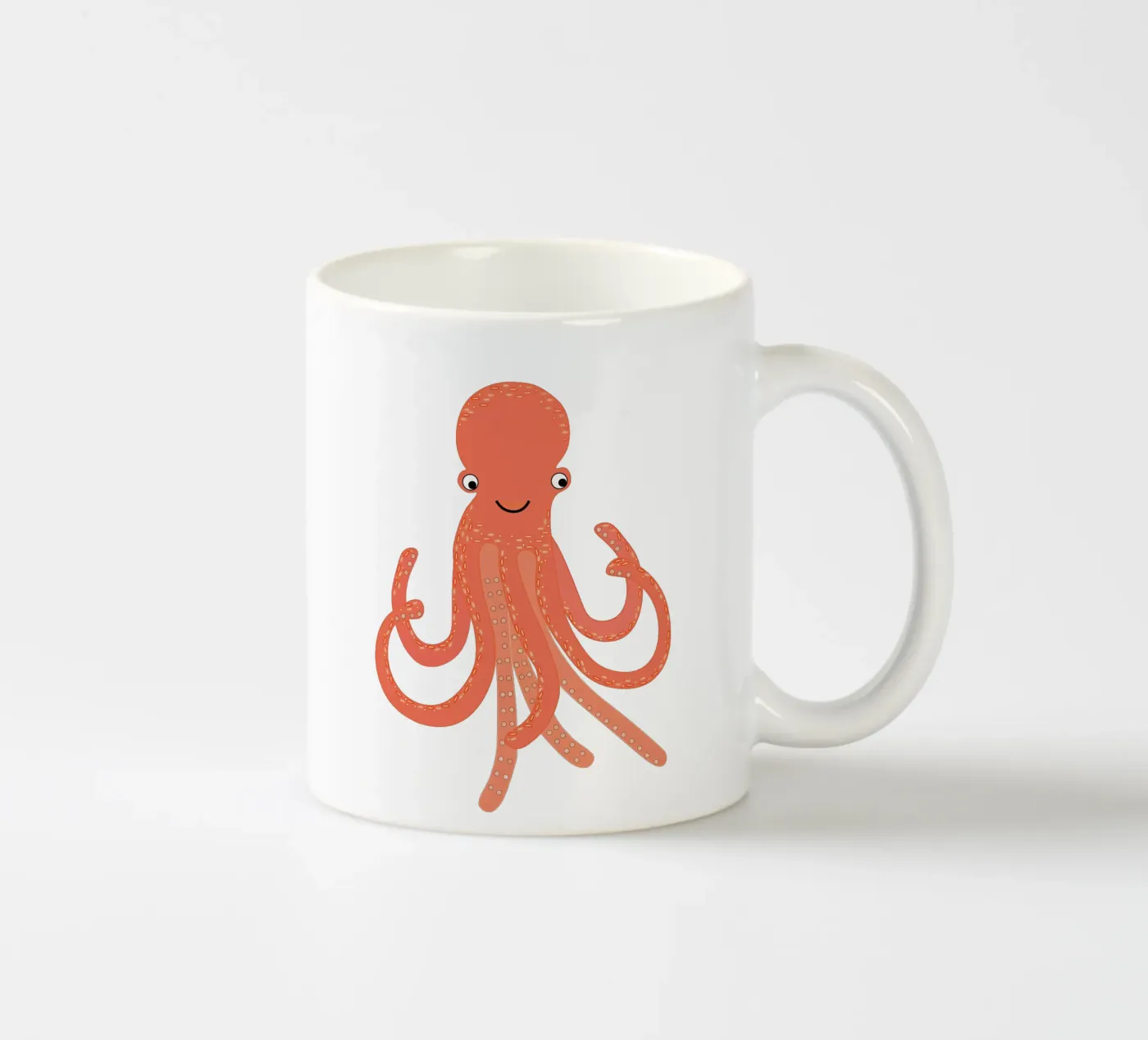 Squid Oskar ceramic mug by SunflowerDE