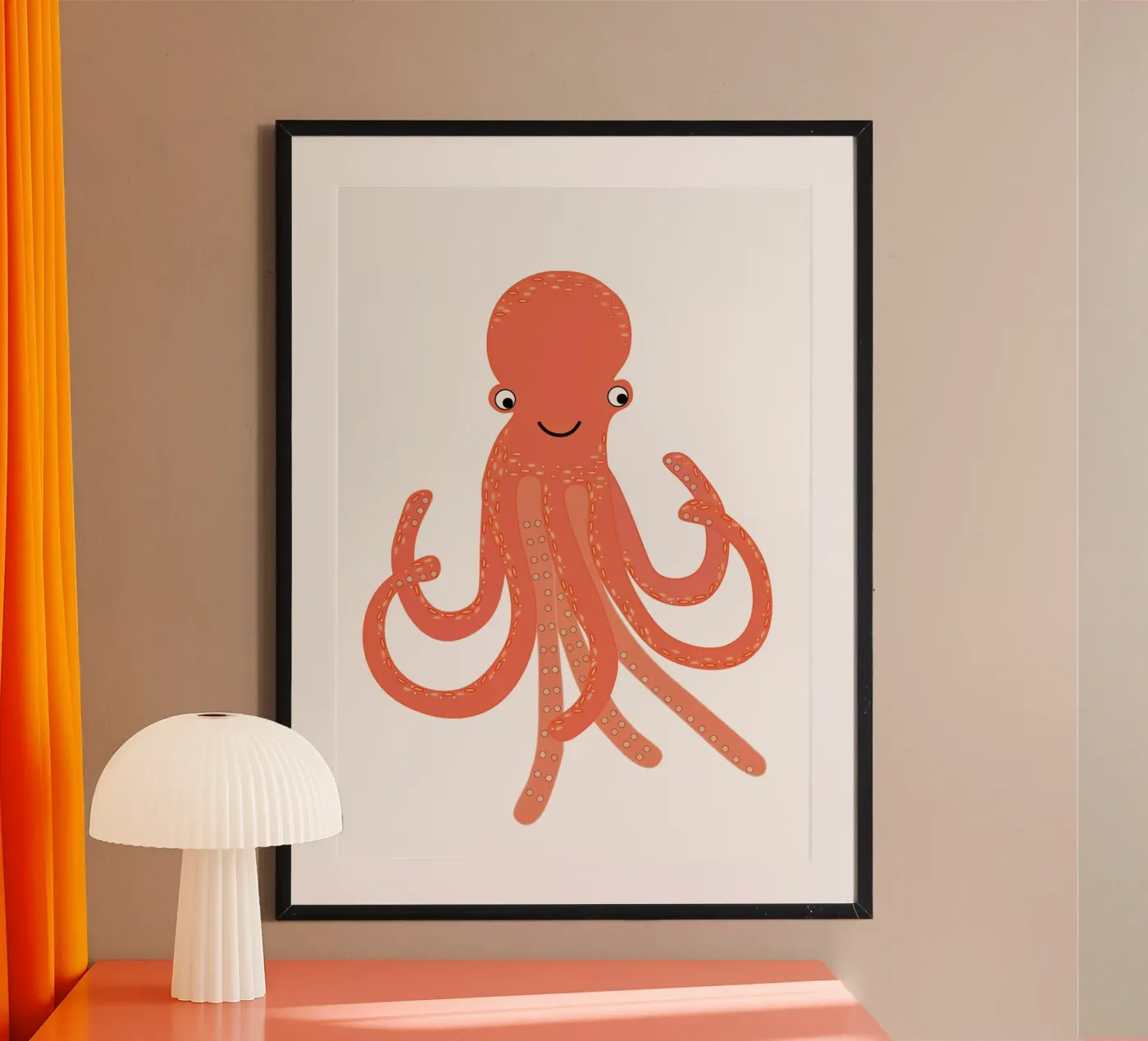 Squid Oskar poster by SunflowerDE