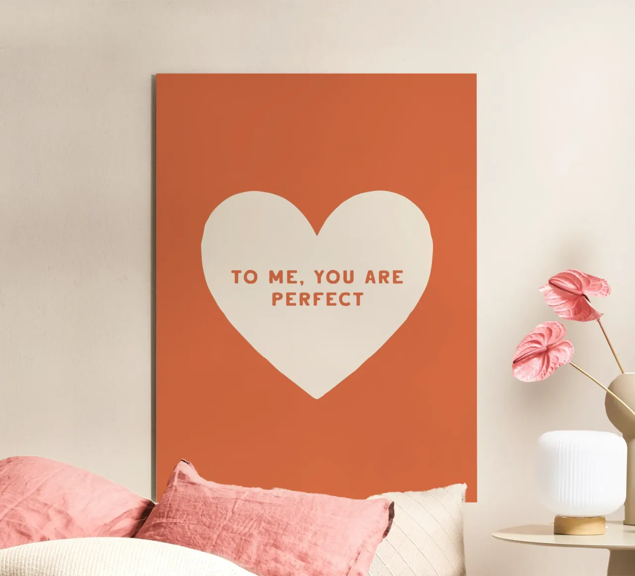 To Me You Are Perfect alu-dibond by treechild