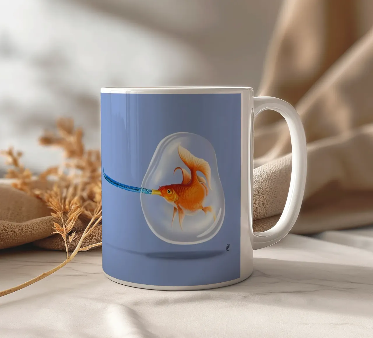 Popper (Colour) tazza in ceramica da Rob Art | Illustration