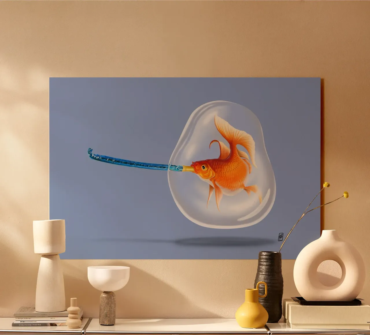 Popper (Colour) plexiglass da Rob Art | Illustration