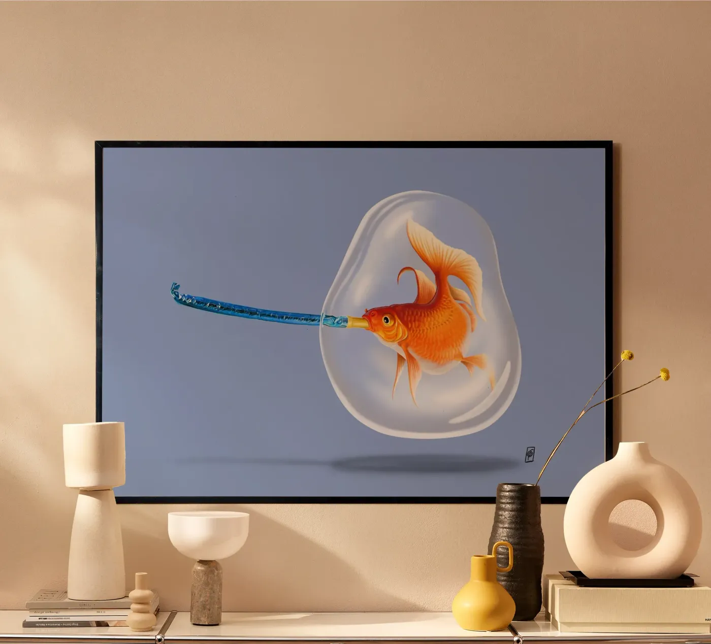 Popper (Colour) poster van Rob Art | Illustration