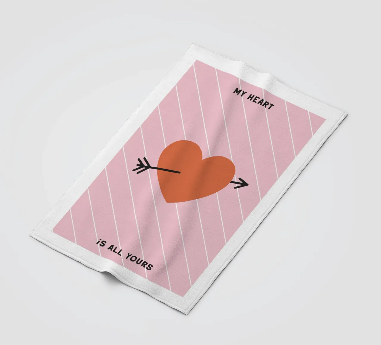My Heart Is All Yours No 2 coperta in pile da treechild