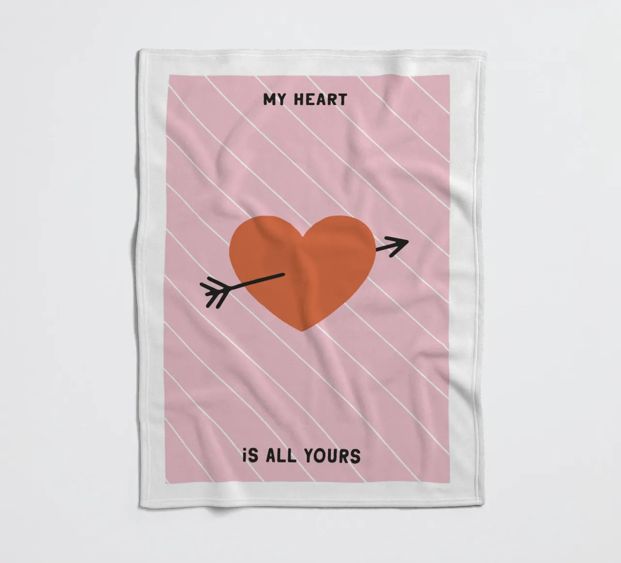 My Heart Is All Yours No 2 coperta in pile da treechild