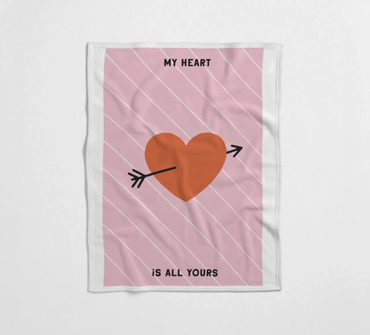 My Heart Is All Yours No 2 coperta in pile da treechild