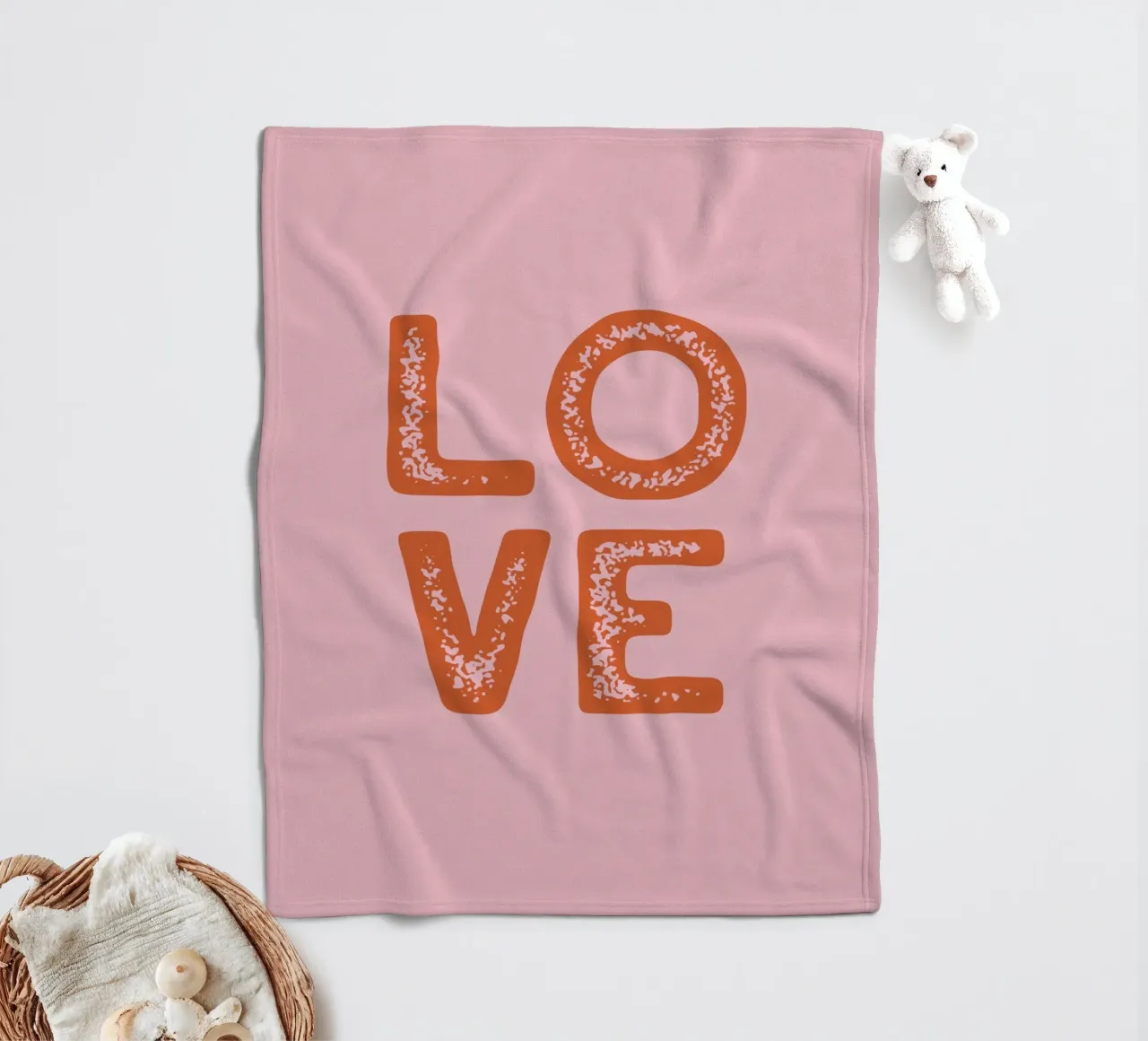 LOVE Fleecedecke von treechild