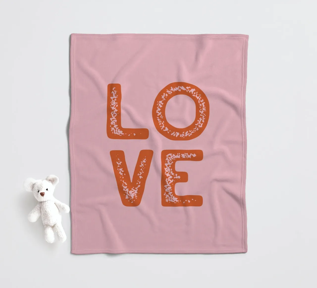 LOVE Fleecedecke von treechild