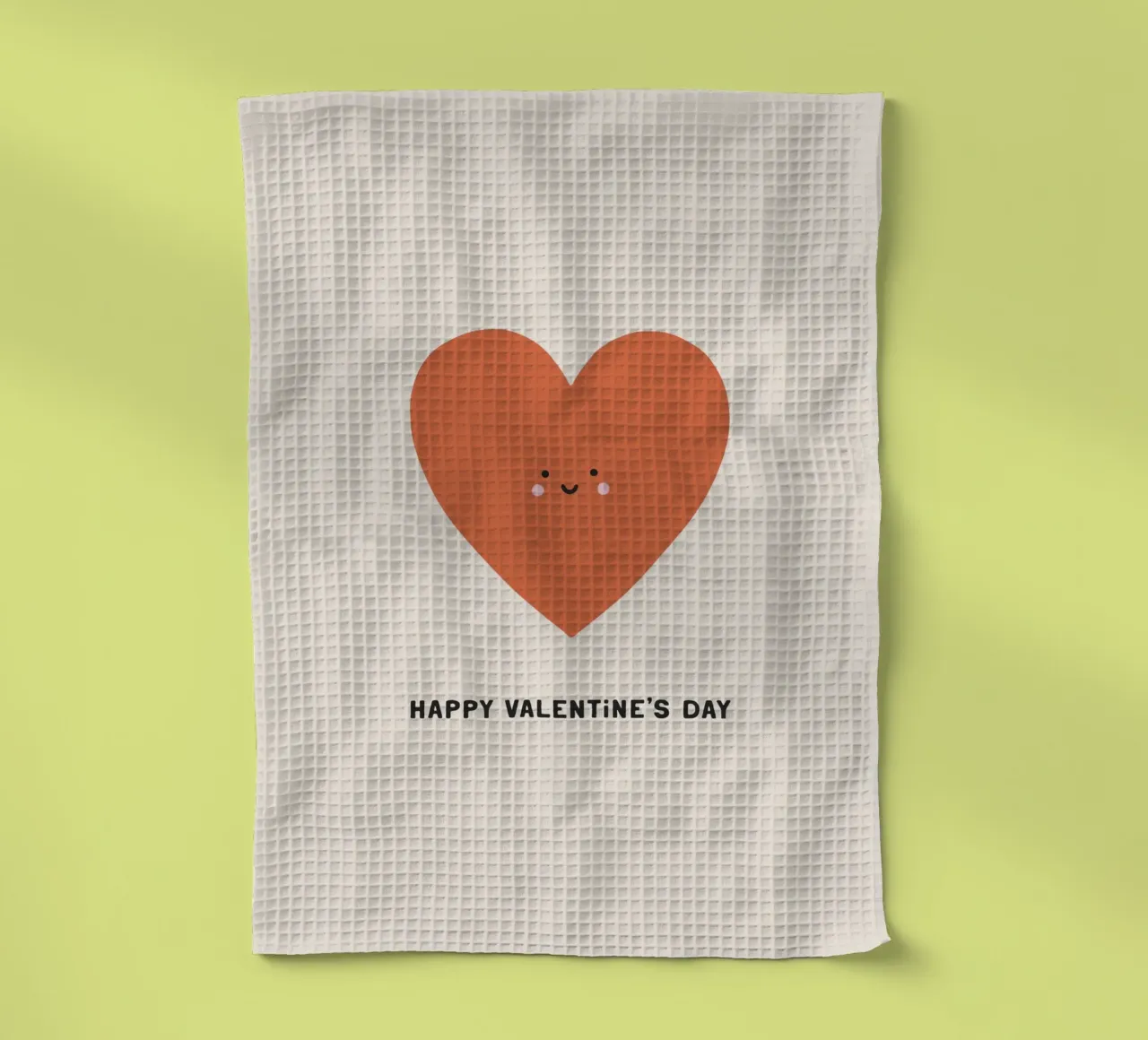Happy Valentine`s Day canovaccio da cucina da treechild