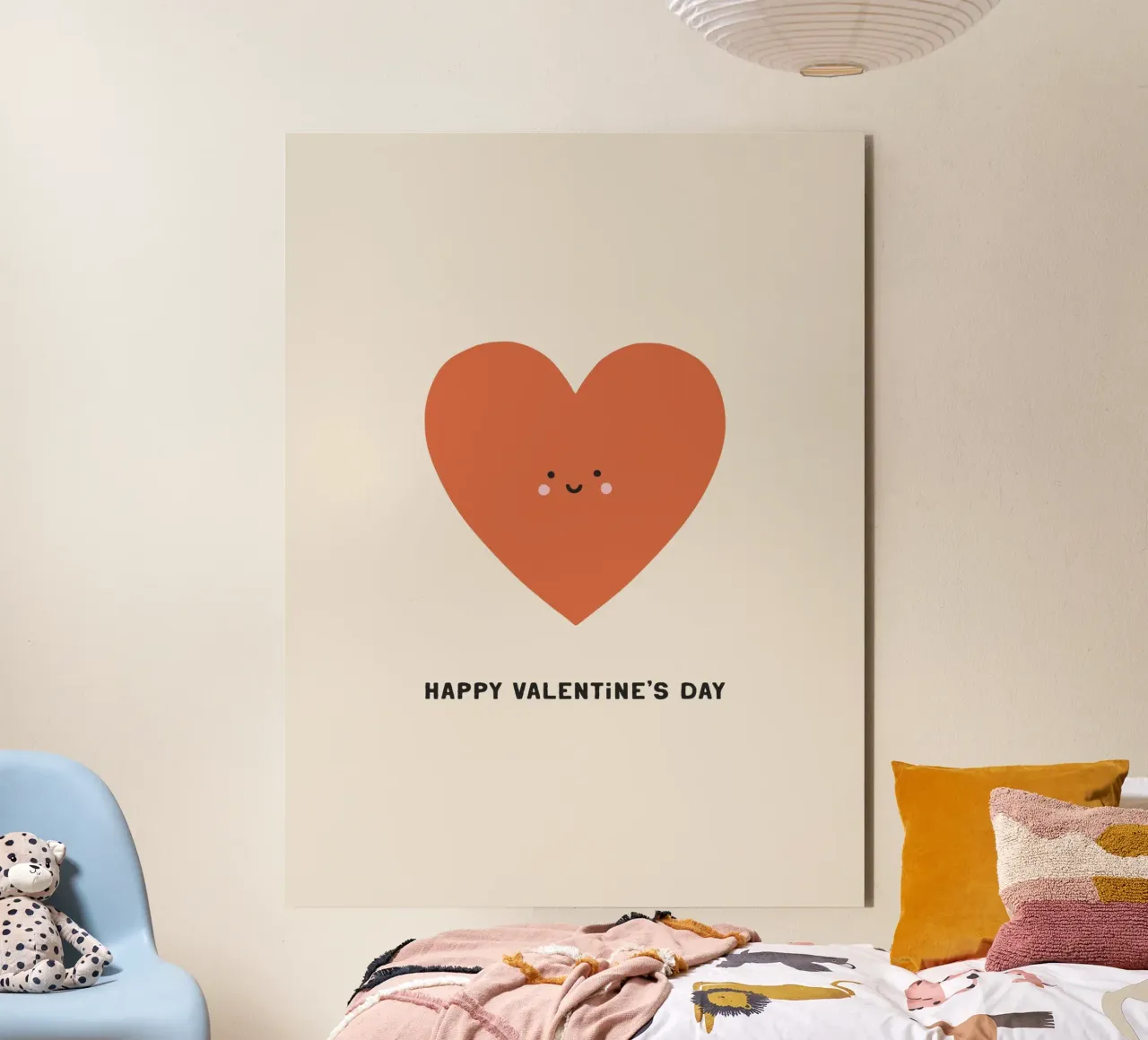 Happy Valentine`s Day alluminio dibond da treechild
