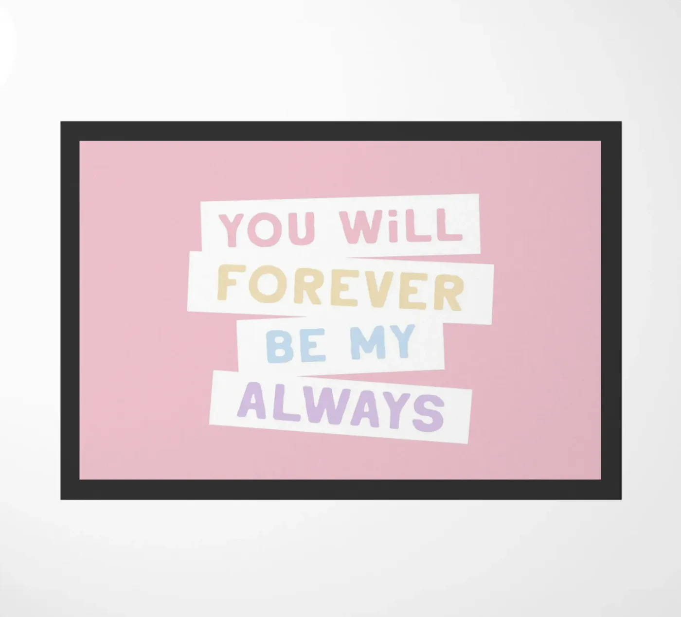 Forever Be Fußmatte von treechild