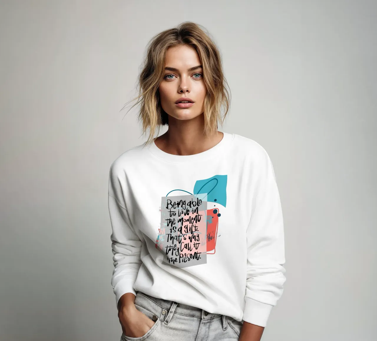 Being able to live in the moment is a gift. sudadera de LIMITED EDITION LETTERS