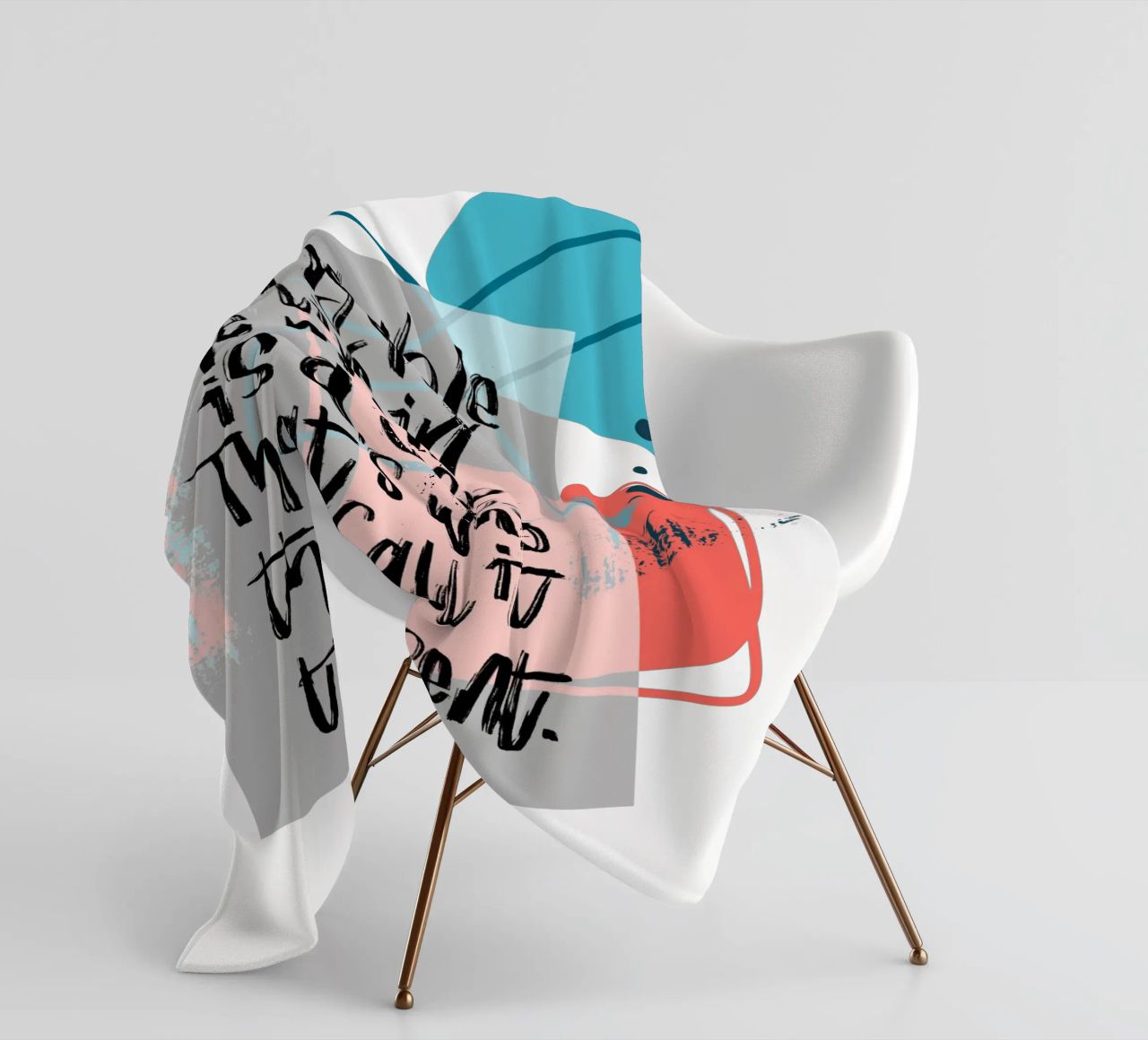 Being able to live in the moment is a gift. coperta in pile da LIMITED EDITION LETTERS