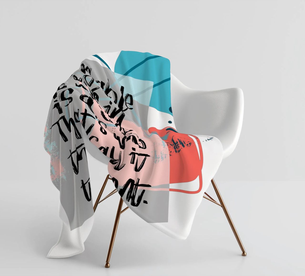 Being able to live in the moment is a gift. coperta in pile da LIMITED EDITION LETTERS