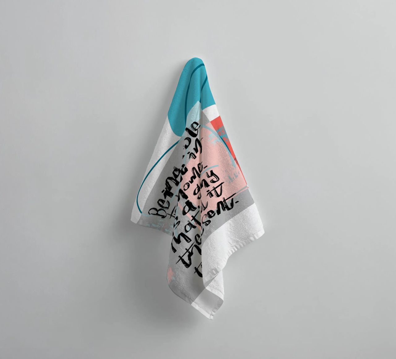 Being able to live in the moment is a gift. towel by LIMITED EDITION LETTERS