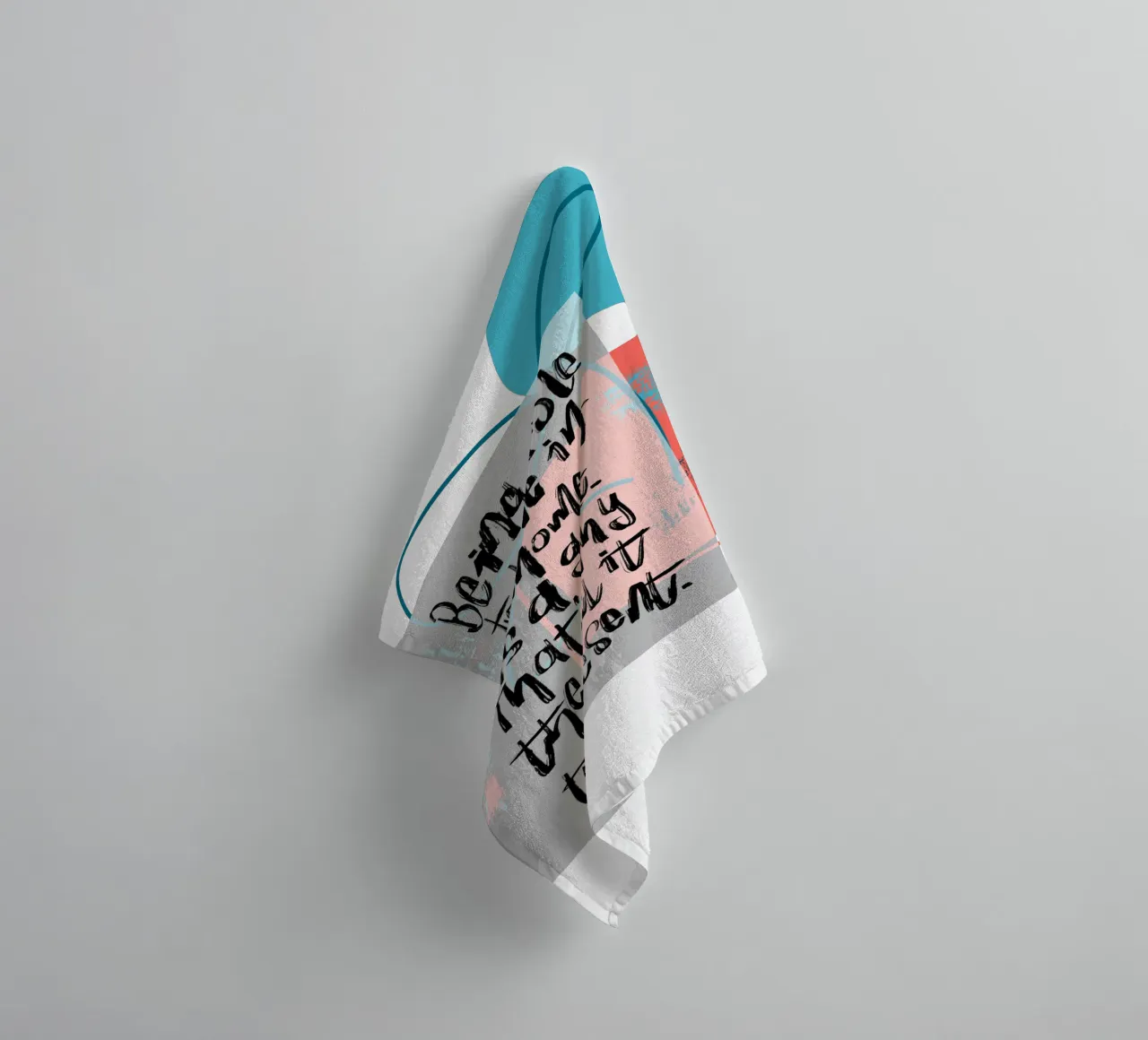 Being able to live in the moment is a gift. asciugamano da bagno da LIMITED EDITION LETTERS