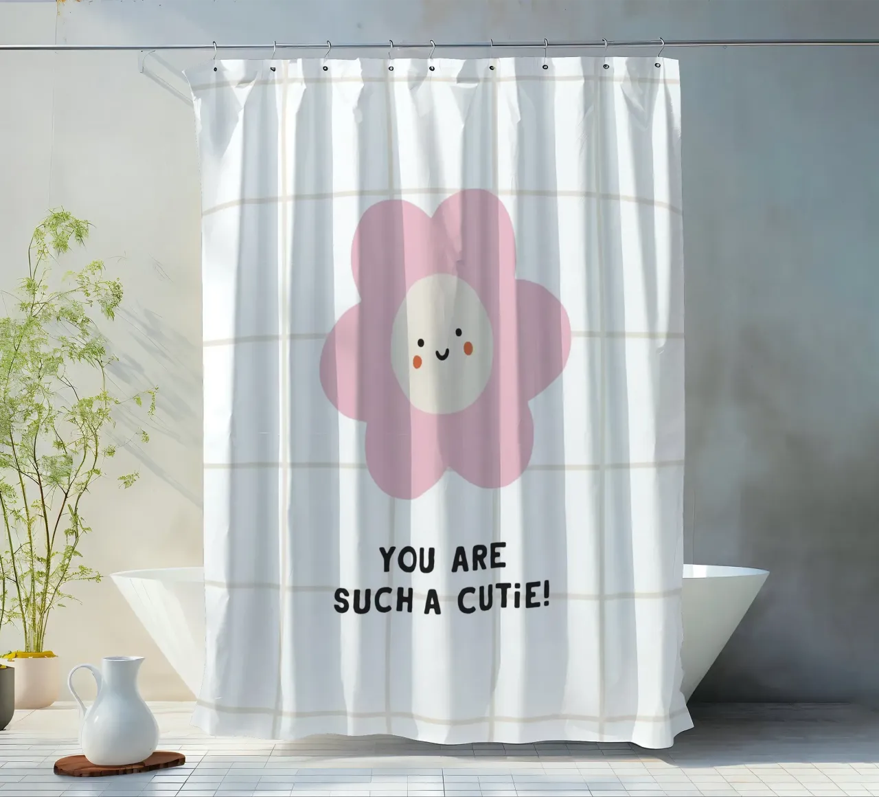 You Are Such A Cutie tenda da doccia da treechild