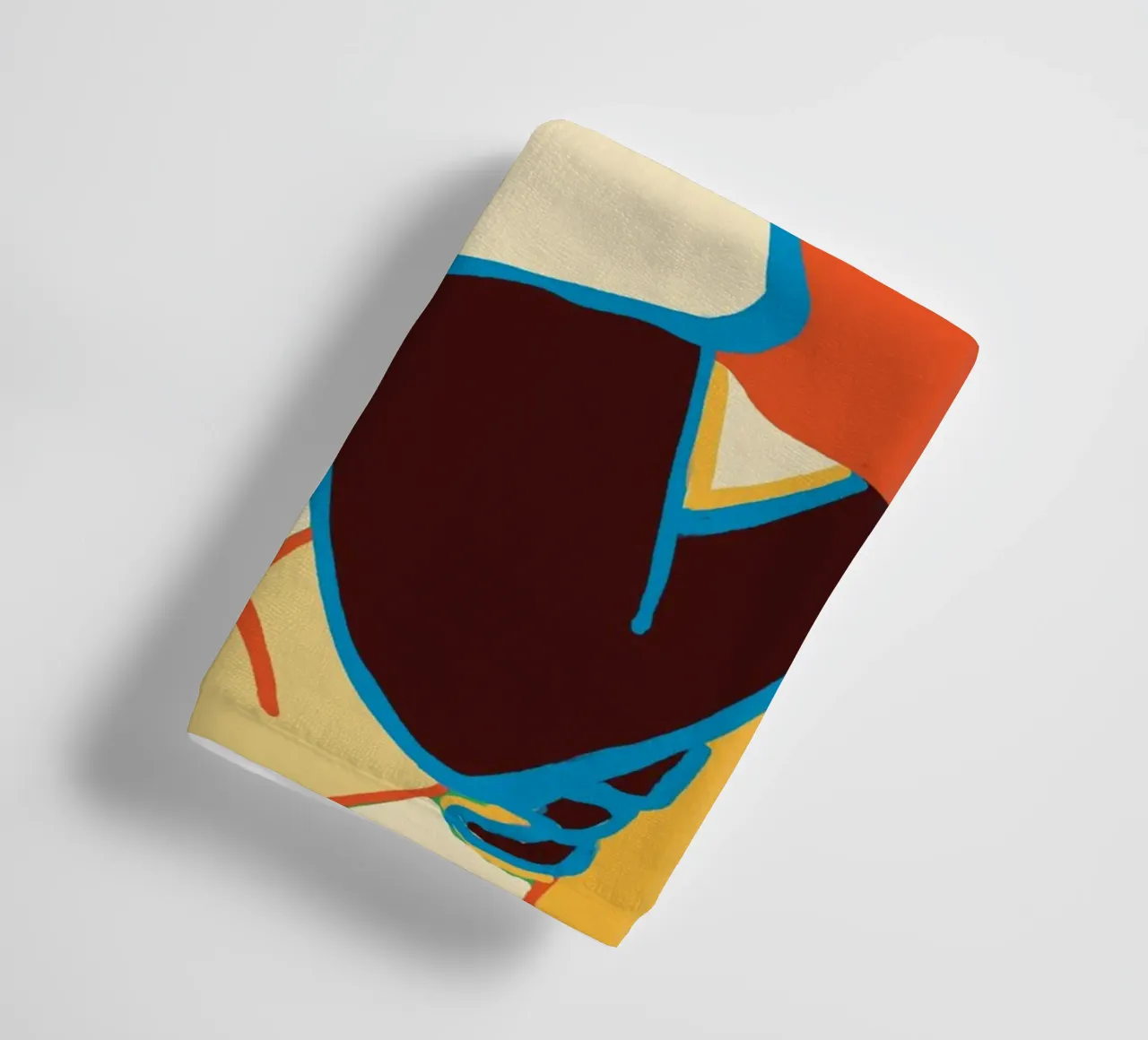 L'abbraccio colorato di due donne asciugamano da bagno da tainah negreiros