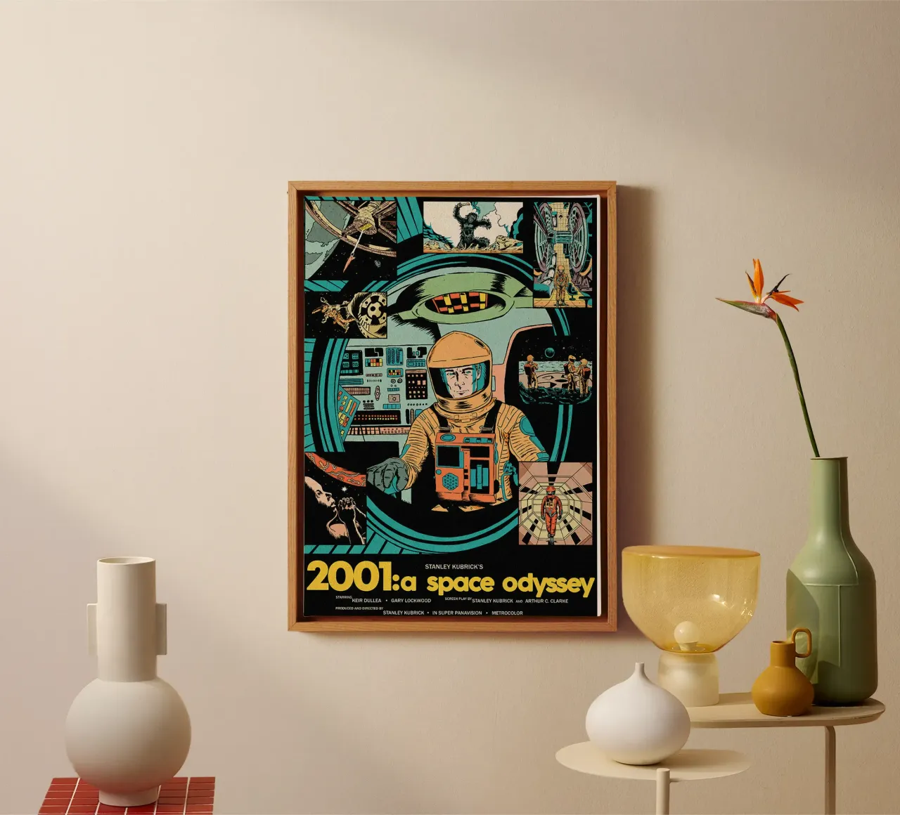2001 A Space Odyssey tela da Attaboy Dsgn