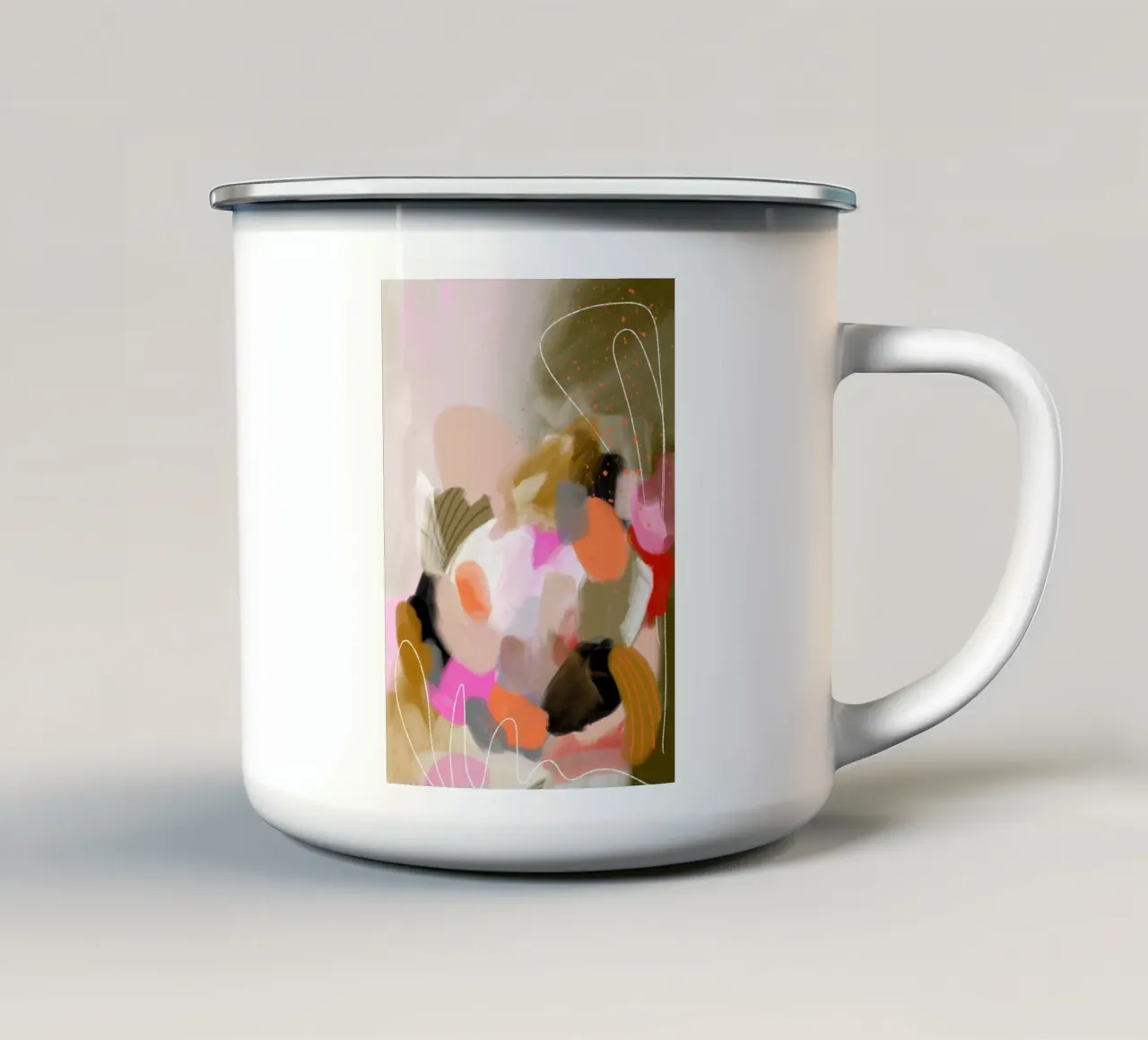 Sauna-Aufguss tazza in smalto da Jana Leonenkov Art