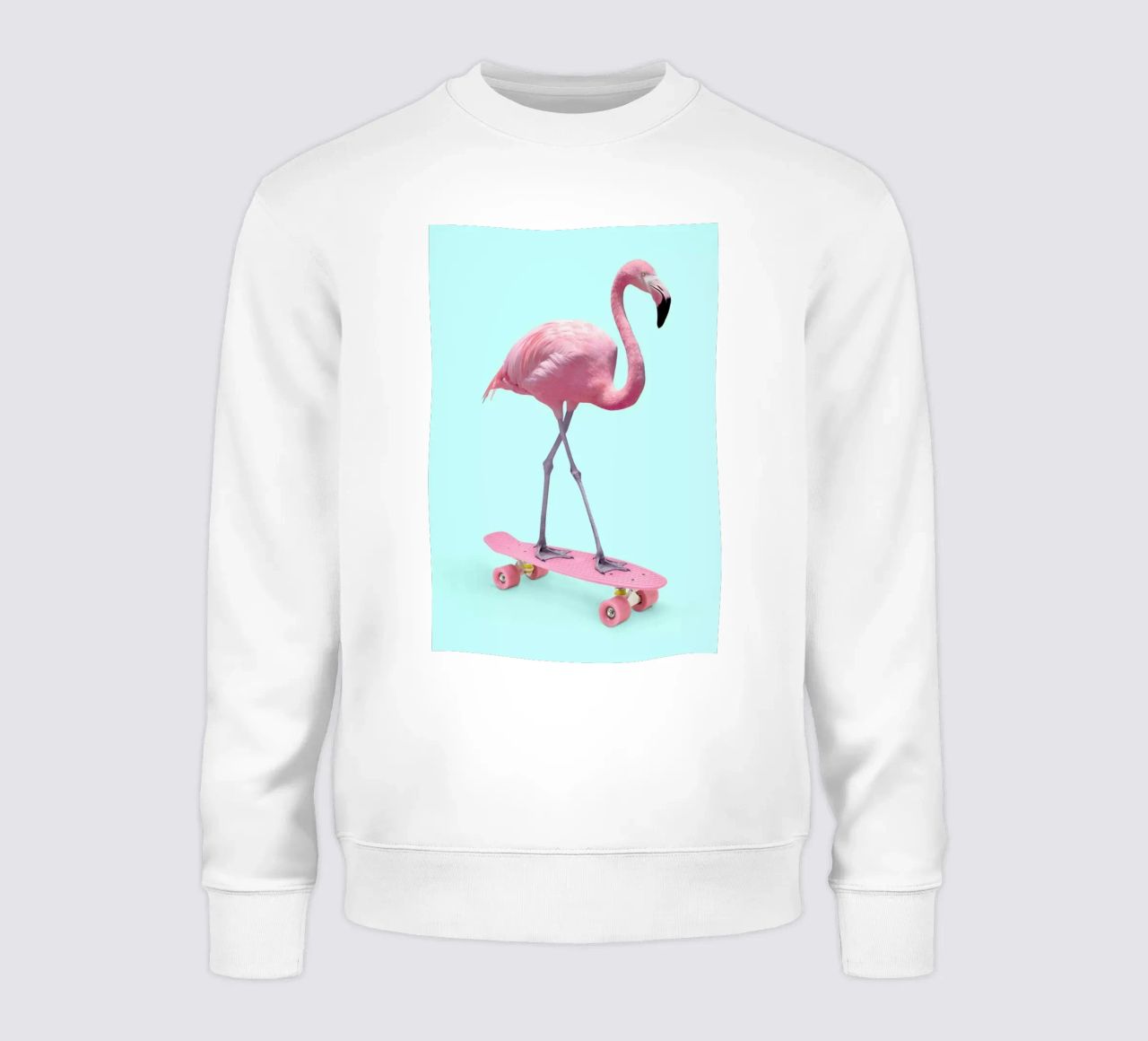 Skate Flamingo felpa da Paul Fuentes Design