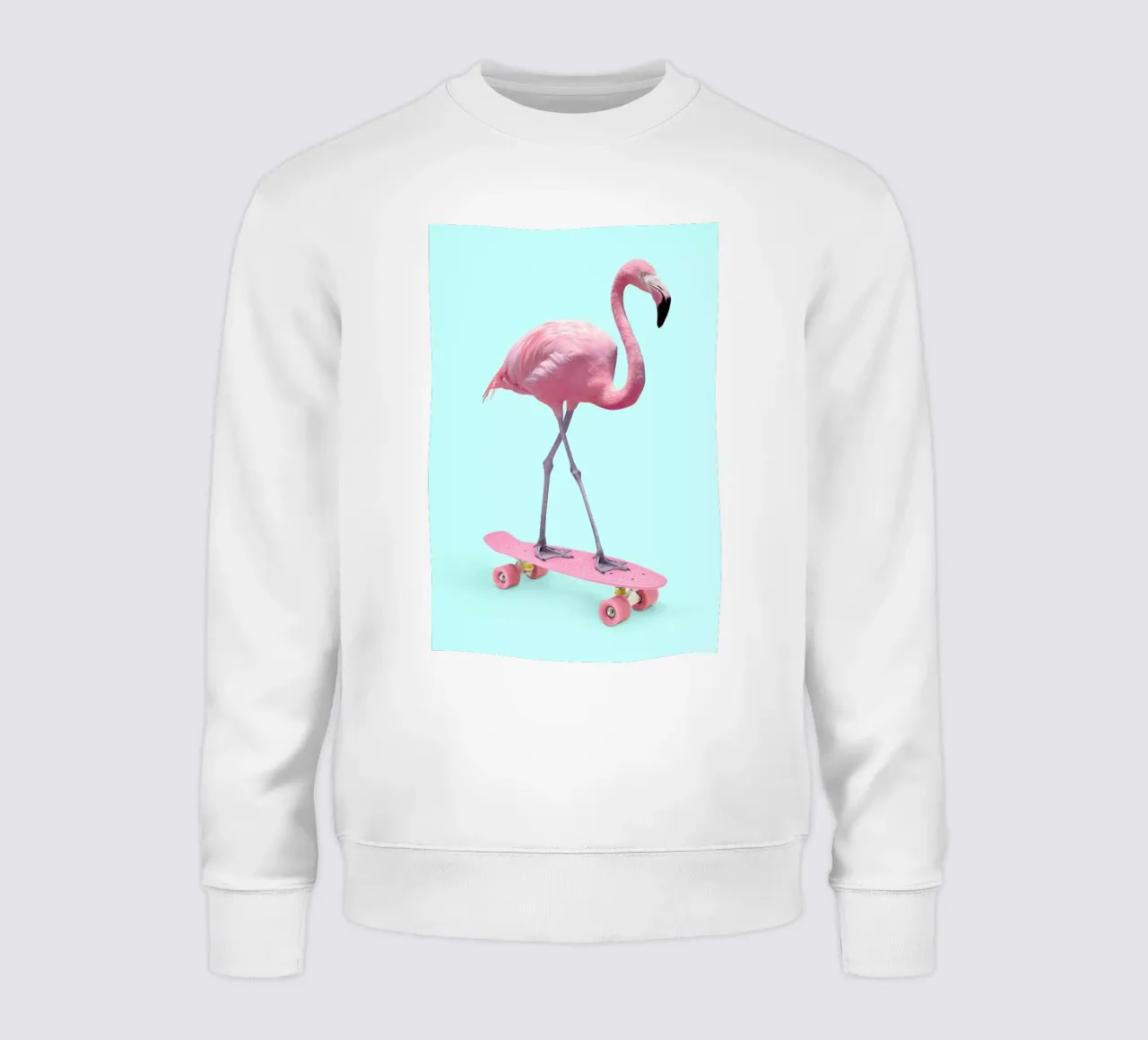 Skate Flamingo felpa da Paul Fuentes Design