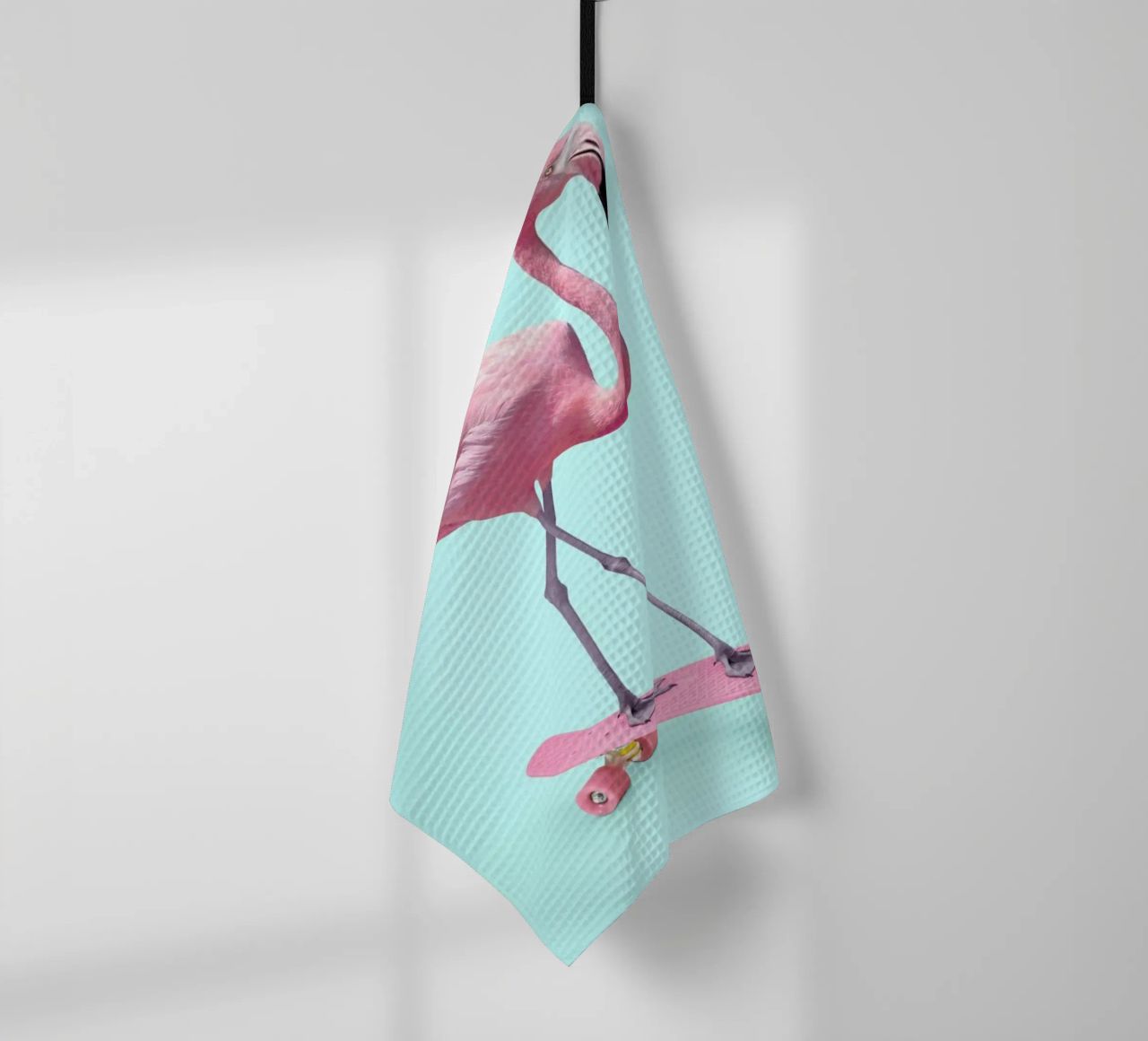 Skate Flamingo torchon de Paul Fuentes Design