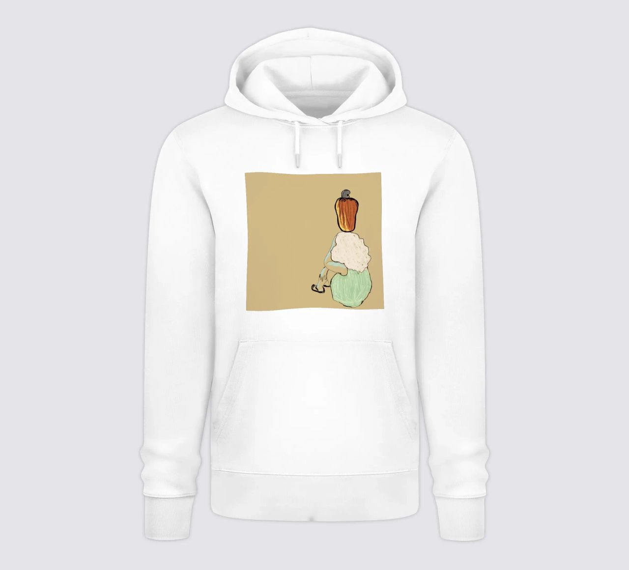 Anacardo y Saudade sudadera con capucha de tainah negreiros