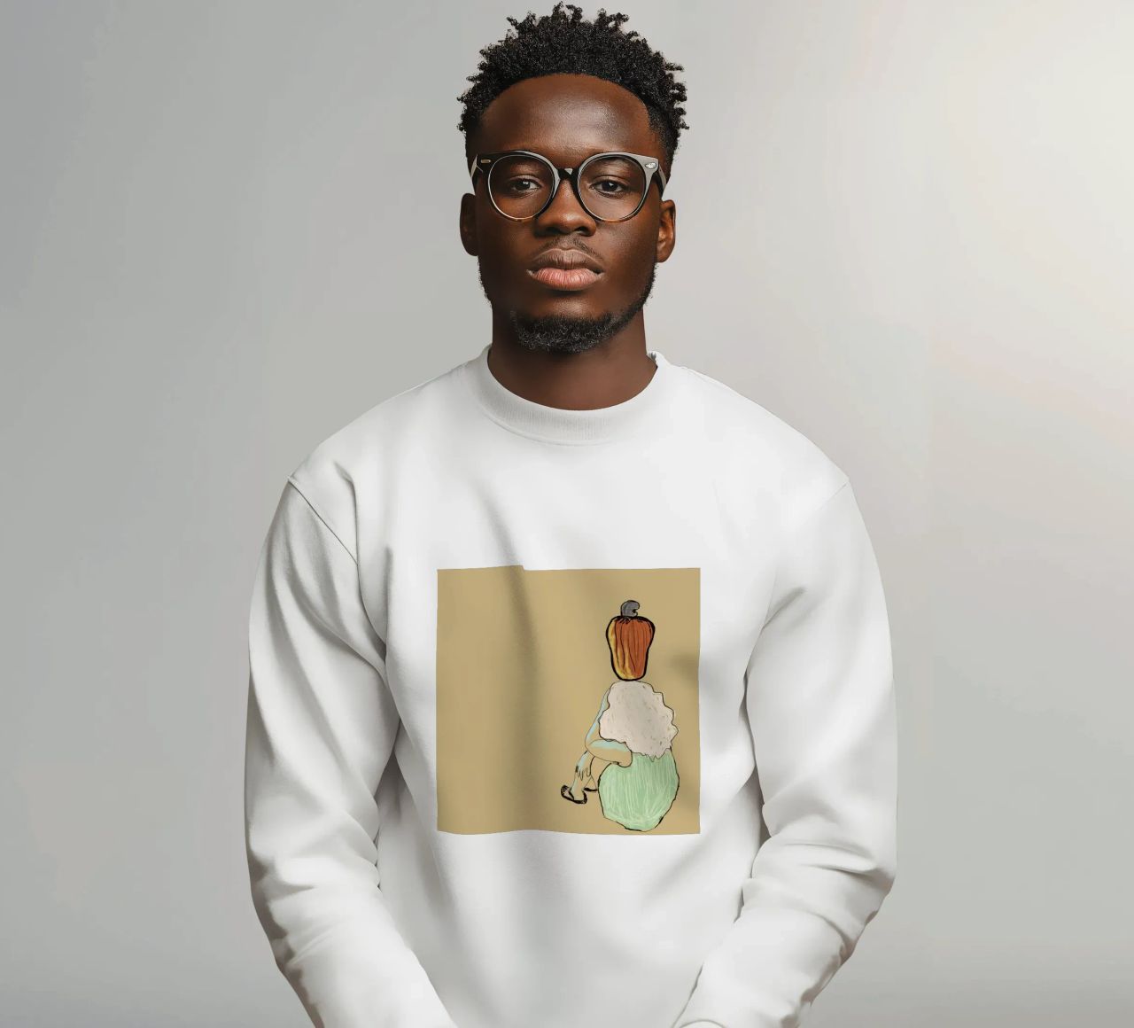 Anacardo y Saudade sudadera de tainah negreiros