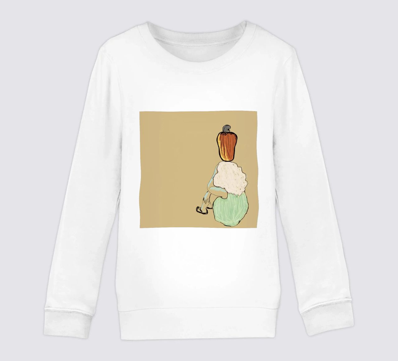 Anacardo y Saudade sudadera para niño de tainah negreiros