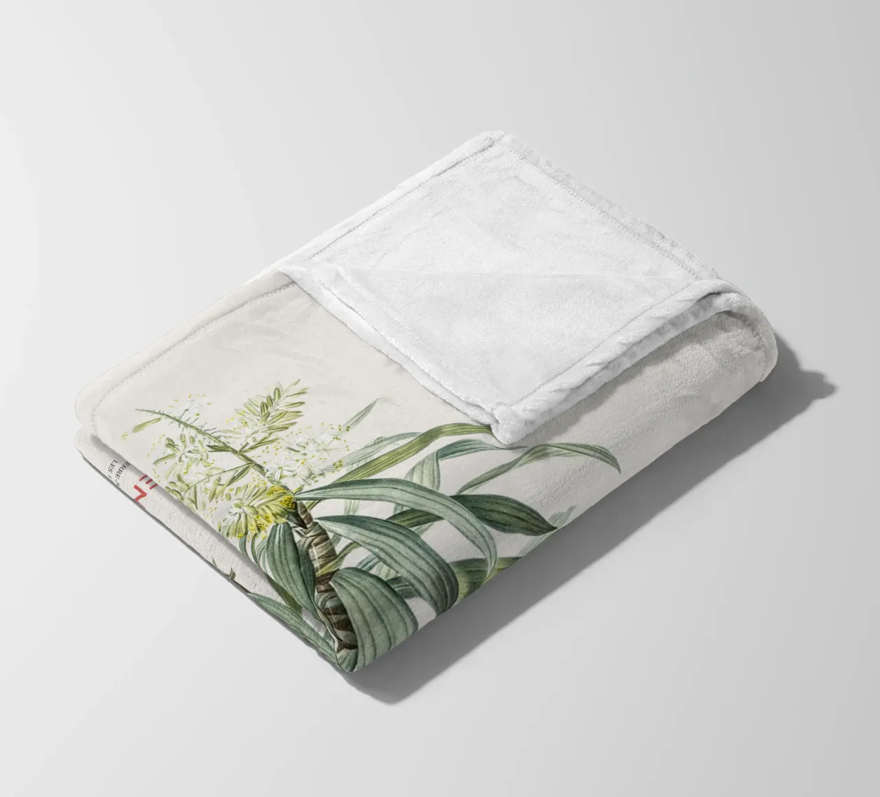 Indisches Lied oder Dracaena reflexa Fleecedecke von Vintagrafica