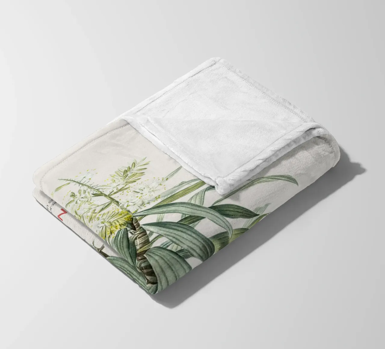 Indisches Lied oder Dracaena reflexa Fleecedecke von Vintagrafica