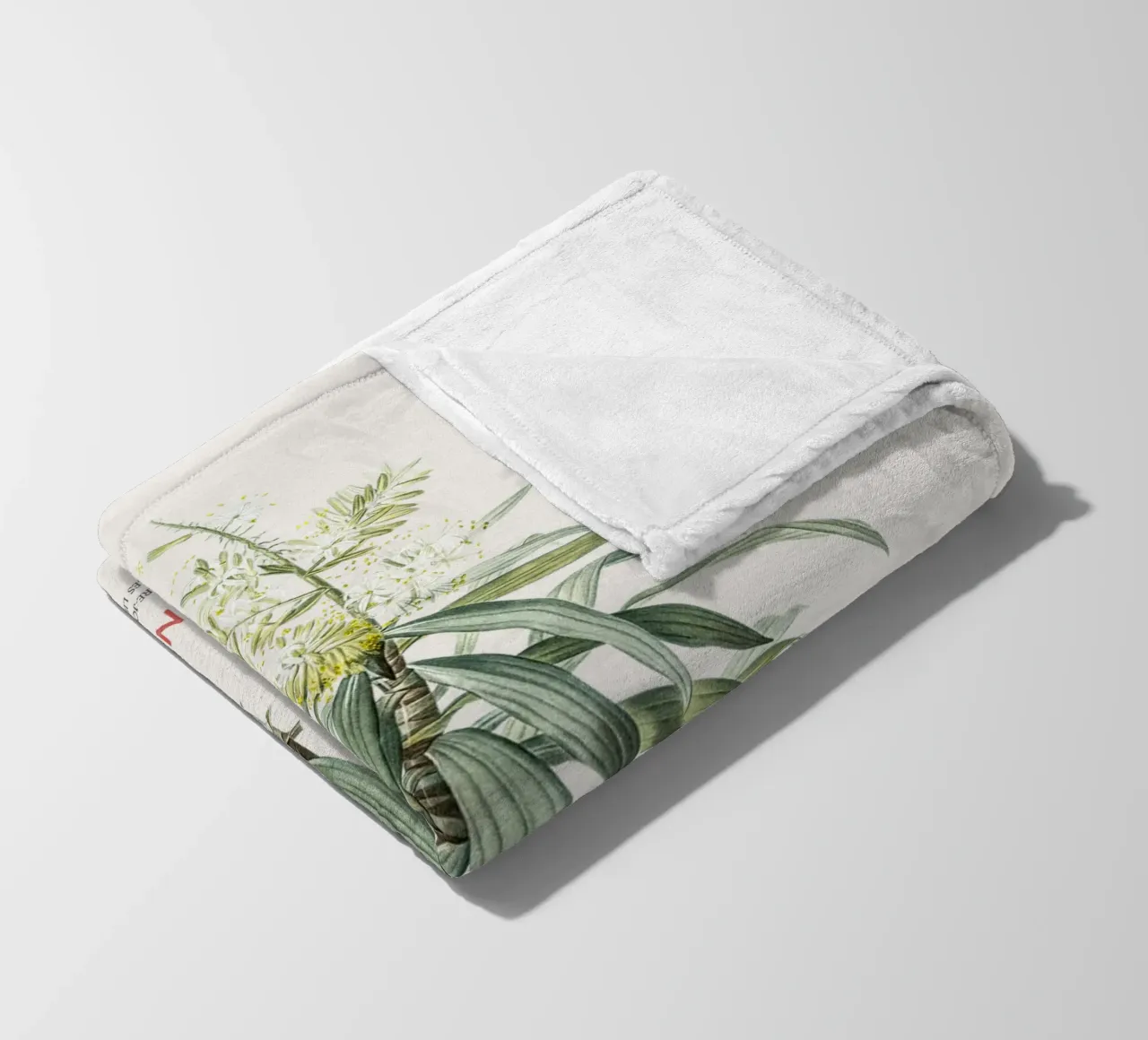 Indisches Lied oder Dracaena reflexa Fleecedecke von Vintagrafica