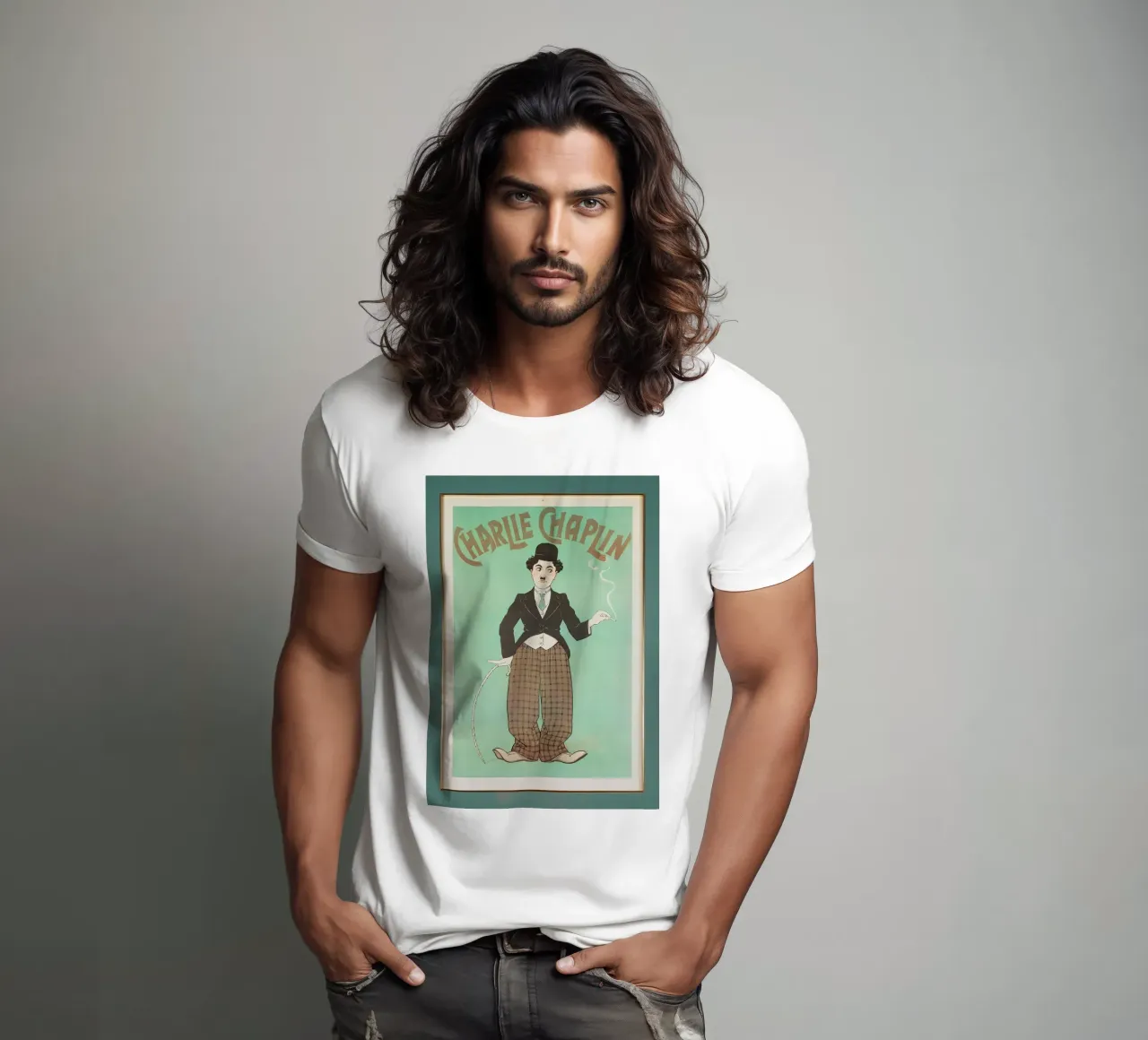 Charlie Chaplin t-shirt da Attaboy Dsgn