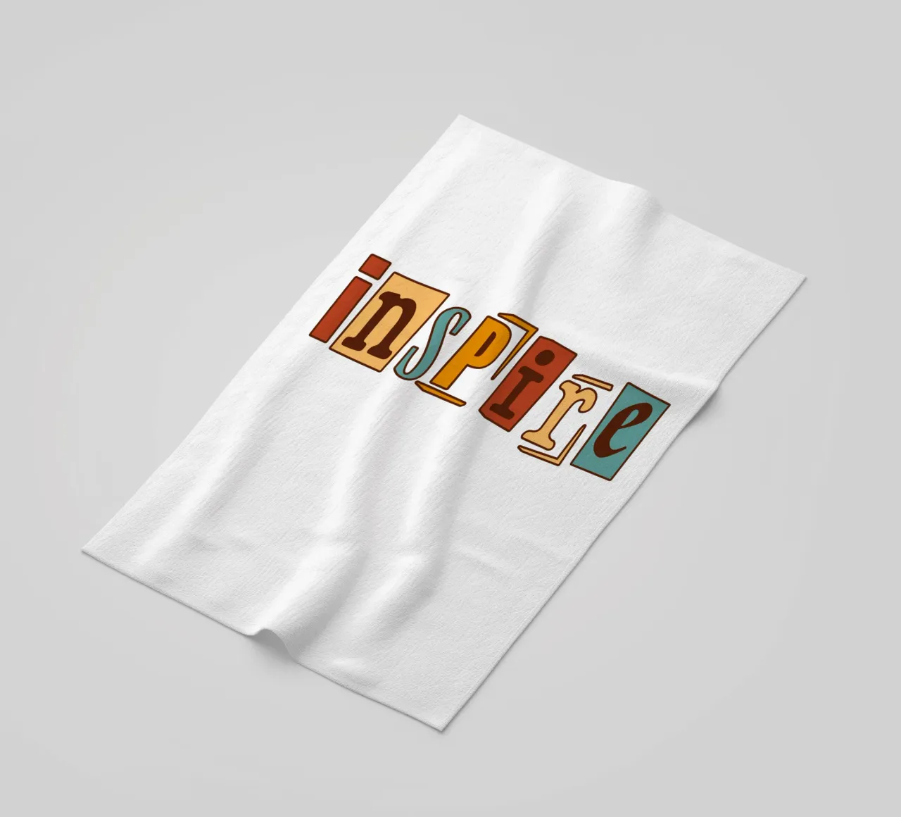 Words That Spark Joy and Motivation beach towel by DesignArt