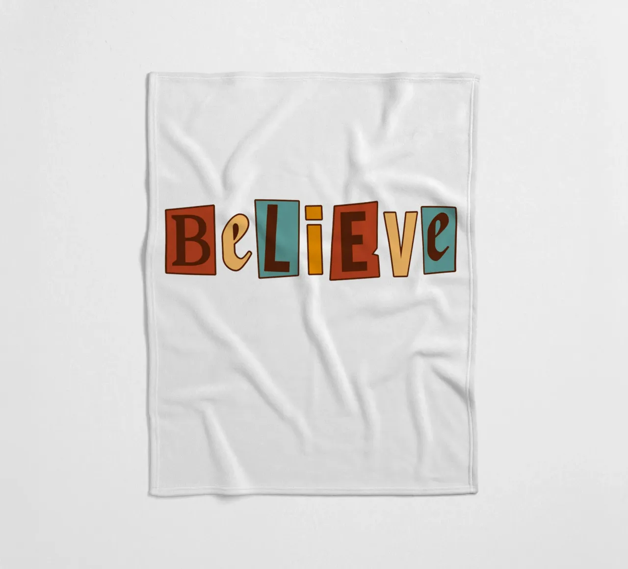 Words That Spark Joy and Motivation fleece blanket by DesignArt