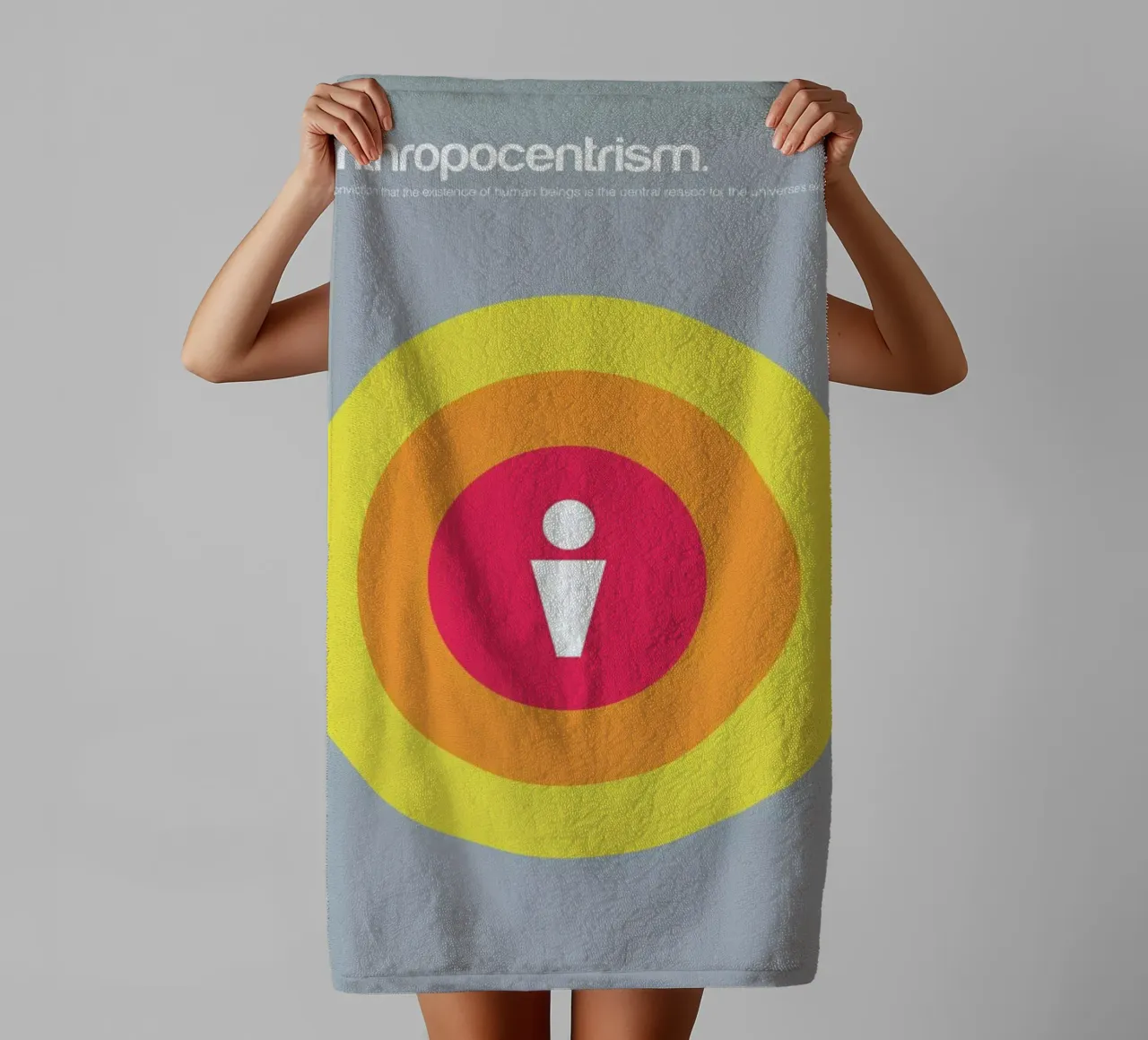 Anthropocentrism asciugamano da bagno da Genís Carreras
