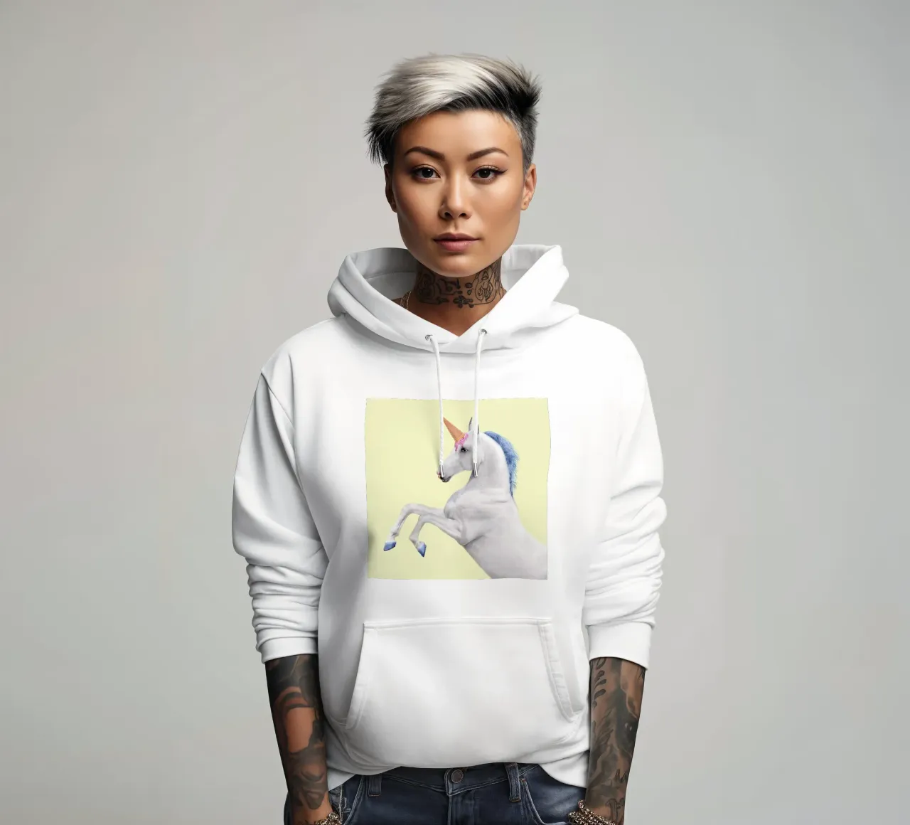 Ice Cream Unicorn felpa con cappuccio da Paul Fuentes Design
