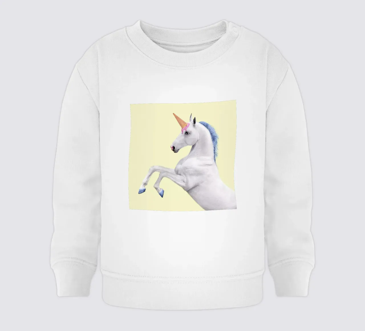 Ice Cream Unicorn felpa neonato da Paul Fuentes Design