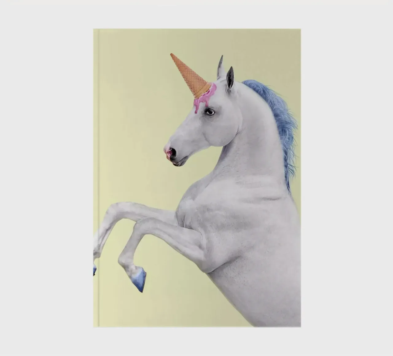 Ice Cream Unicorn notebook by Paul Fuentes Design