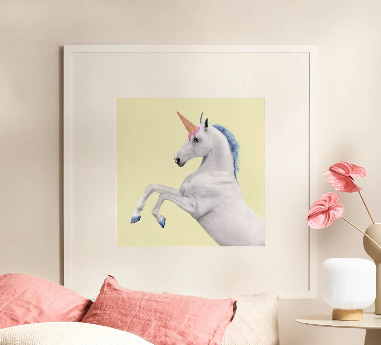 Ice Cream Unicorn Poster von Paul Fuentes Design