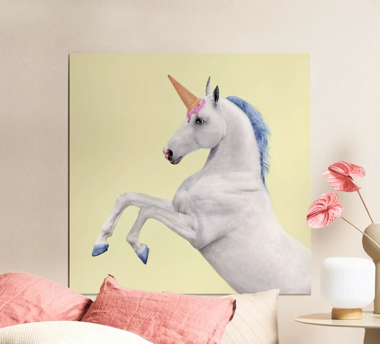 Ice Cream Unicorn Poster von Paul Fuentes Design