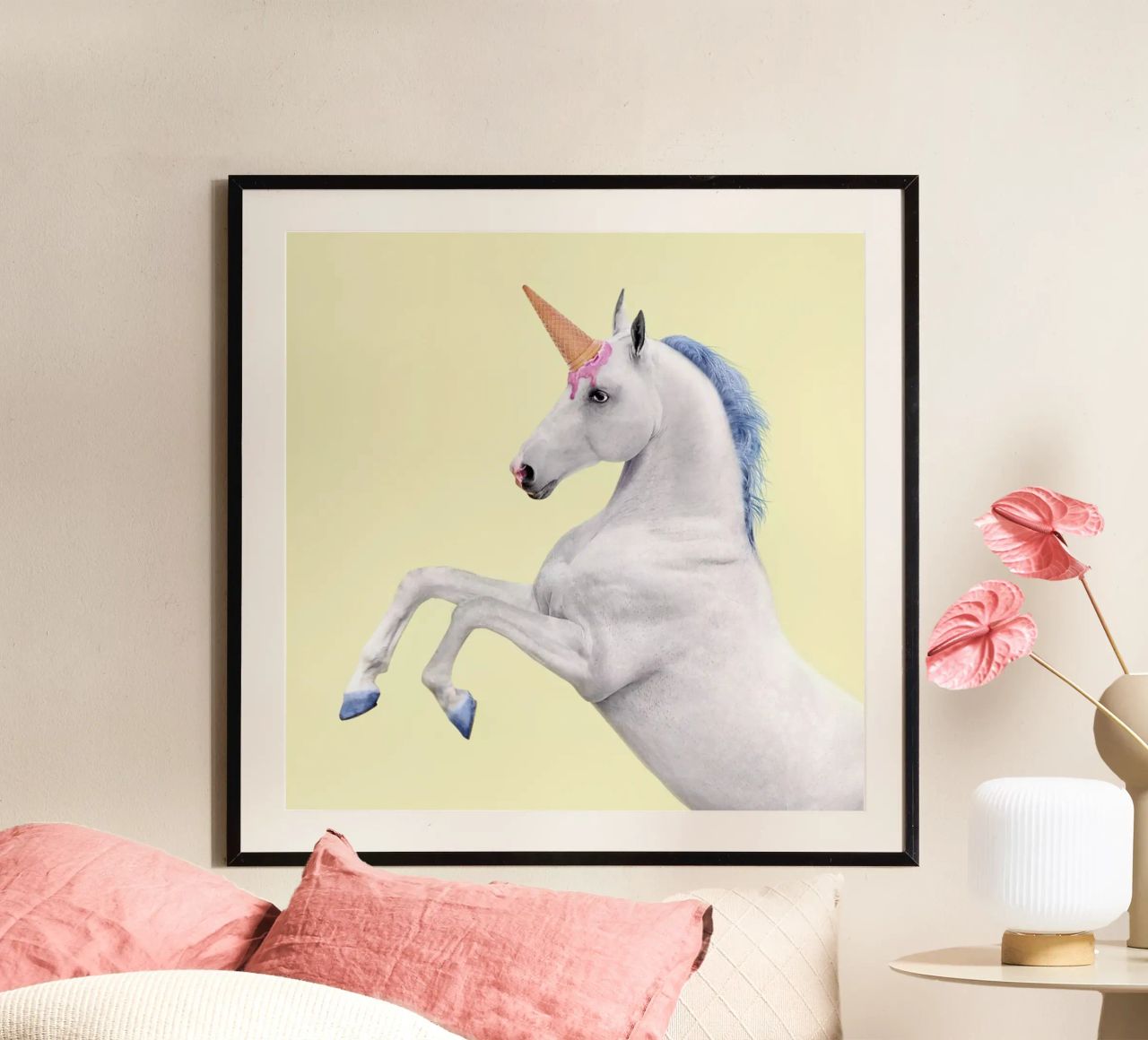 Ice Cream Unicorn Poster von Paul Fuentes Design