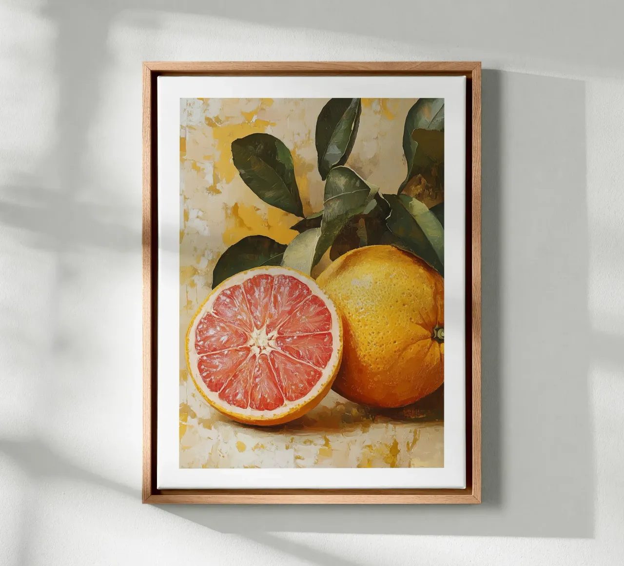 Pamplemousse tela con Cornice a cassetta da Spice & Style